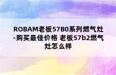 ROBAM老板57B0系列燃气灶-购买最佳价格 老板57b2燃气灶怎么样